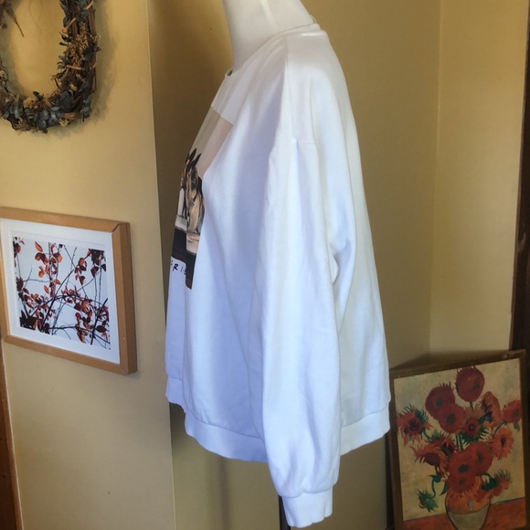 FRIENDS Size XL LOGG H&H Cotton Sweatshirt FRIENDS Photo Transfer WarnerBros NEW - Picture 5 of 12